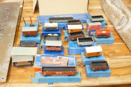 Collection of early Meccano rail carriage & others