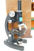 Cooke Troughton & Sims Co cased microscope