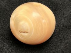 Withdrawn until 26th September Rare large conch pearl from Triton shell Okinawa 1