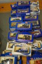 Collection of model vehicles mainly lifeboat relat