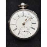 Silver pocket watch