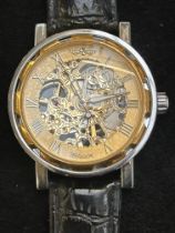 Skeleton wristwatch