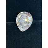 Per cut 5ct Moissanite, colour grade D, clarity gr