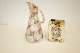 Arthur Wood lustre jug together wth a early decant