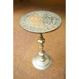 Brass wine table