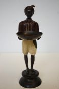 Bronze figure of a personal server Height 27 cm