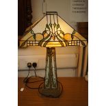 Large tiffany style lamp