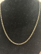 9ct Gold chain Weight 12.4g Length 58 cm