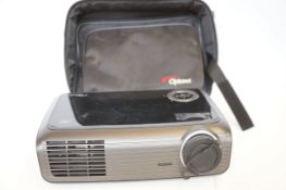 Optoma projector with case