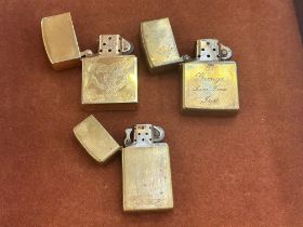 3x Zippo lighters