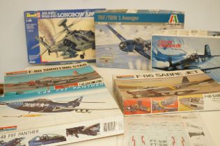 Collection of Monogram model aircrafts and others