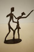 Bronze figure of dancers
