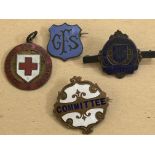 GFS pin badge for services rendered pin brooch, re