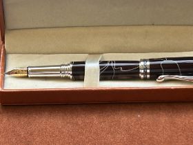 Boxed fountain pen