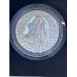 2002 0.999 fine silver Australian 5 dollar coin