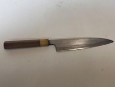Very rare antique Japanese Chefs knife signed MASA