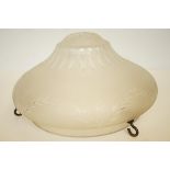 Retro hanging glass light shade