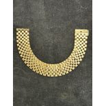 9ct gold gents bracelet, length 18.5cm, 24.5