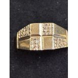 9ct gold ring, size U.5, 4.7grams