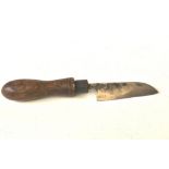 Rare antique 1600-1868 Japanese Chefs knife. Rare