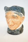 Royal Doulton large Toothless granny toby jug