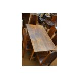 Reclaimed Elm excellent quality solid dining table
