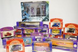 Collection of Cadbury model vehicles together with