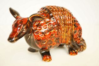 Anita Harris Armadillo signed in gold