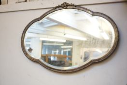 Early 20th century mirror with brass surround