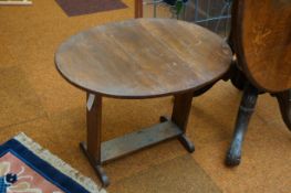 Small oak side table