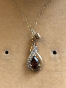 9ct Gold necklace and Pendent