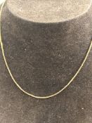 9ct Gold chain, 3grams, 40cm