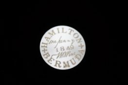 Bermuda 1848-49 silver coin