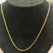 9ct Gold chain, 14.5grams, 59cm