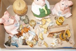 Collection of Wade Whimsies and Wade Pigs