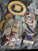 Bag of Warwickshire Masonic medals