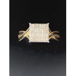 18ct Gold rolex diamond ring, approx 1 carat of di