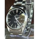 Omega Seamaster gents wristwatch date app 3 o'cloc