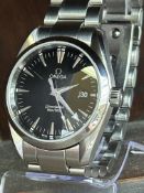 Omega Seamaster gents wristwatch date app 3 o'cloc