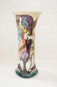 Moorcroft Flower Maiden trial vase designed by Pau