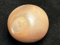 Rare large conch pearl from Triton shell Okinawa 1