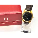 1968 Omega automatic Geneve wristwatch. Black dial