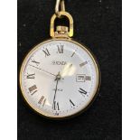 Sekonda pocket watch & chain