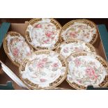 Three Wedgwood cake stands X1567 with four additio