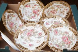 Three Wedgwood cake stands X1567 with four additio