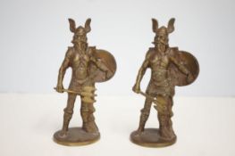 Pair of bronze figure Height 23 cm