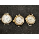 3 Silver watches