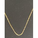 9ct Gold chain Length 50 cm