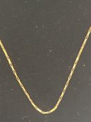 9ct Gold chain Length 50 cm