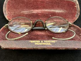 Pair of Victorian tortoise shell glasses